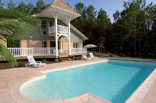 Foto 8 - Casa de 3 quartos em Lacanau com piscina privada e terraço