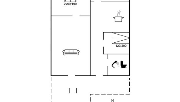 Haus mit 2 Schlafzimmern in Højer mit terrasse - Foto 2