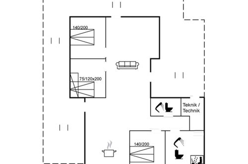 Foto 2 - Haus mit 3 Schlafzimmern in Løkken mit terrasse und sauna