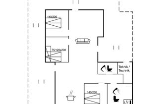 Foto 2 - Haus mit 3 Schlafzimmern in Løkken mit terrasse und sauna