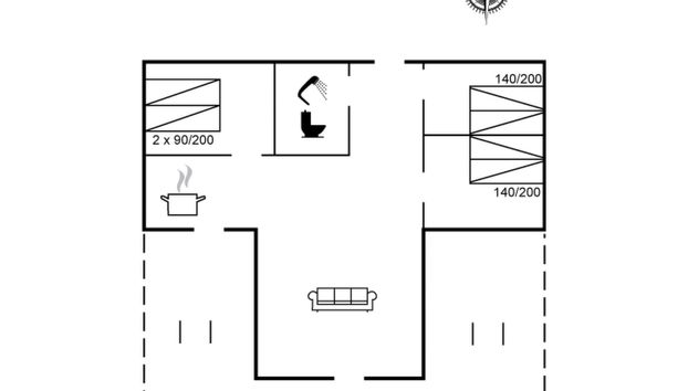 Maison de 3 chambres à Tarm avec terrasse - Photo 5