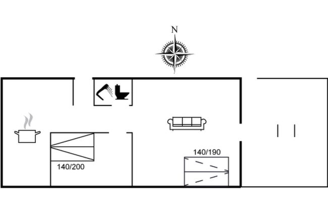 Haus mit 1 Schlafzimmer in Ribe mit terrasse - Foto 2