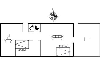 Photo 2 - Maison de 1 chambre à Ribe avec terrasse