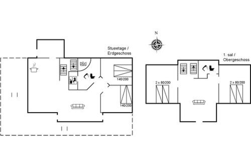 Foto 2 - Casa de 4 quartos em Løkken com terraço e sauna