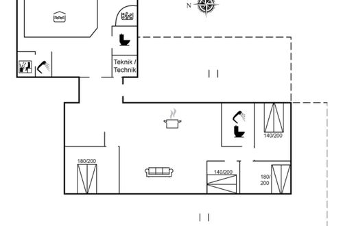 Foto 2 - Casa con 4 camere da letto a Løkken con piscina privata e terrazza