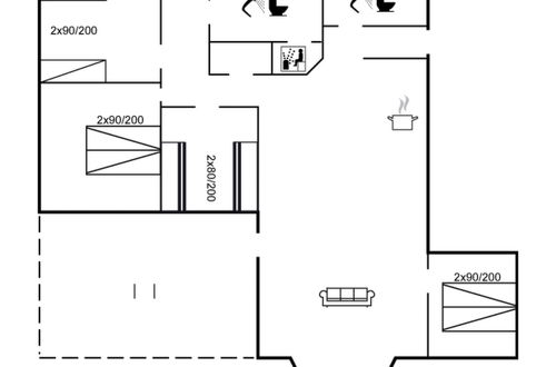 Foto 2 - Casa de 4 quartos em Løkken com sauna