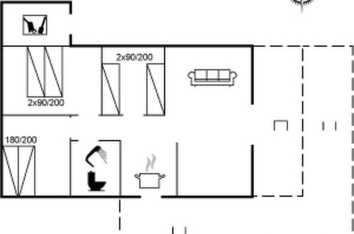 Foto 25 - Casa con 3 camere da letto a Aakirkeby con terrazza