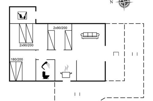 Photo 25 - Maison de 3 chambres à Aakirkeby avec terrasse