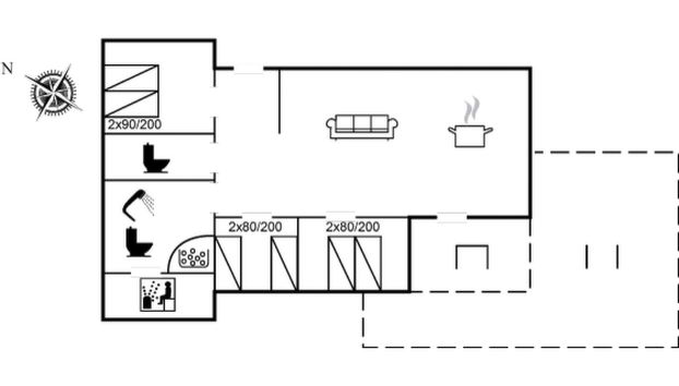 Haus mit 3 Schlafzimmern in Rønne mit terrasse und sauna - Foto 2