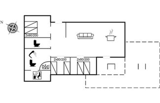 Foto 2 - Casa de 3 quartos em Rønne com terraço e sauna
