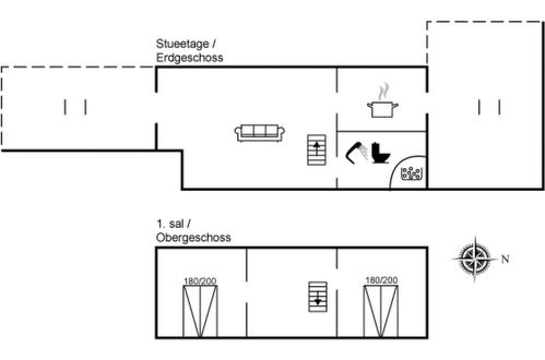 Foto 20 - Appartamento con 2 camere da letto a Løkken con terrazza