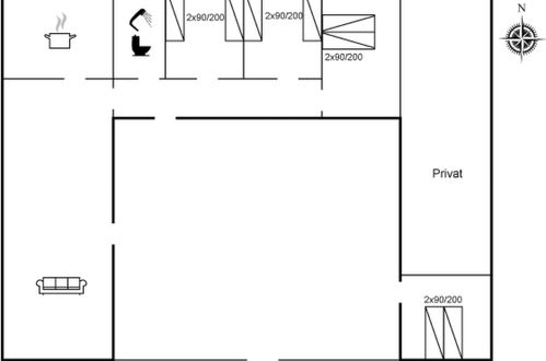 Foto 35 - Casa de 3 quartos em Løkken com terraço