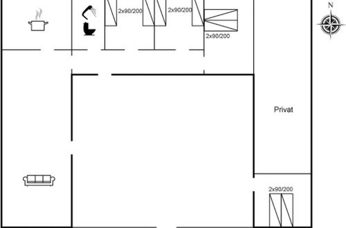 Foto 4 - Casa de 3 quartos em Løkken com terraço