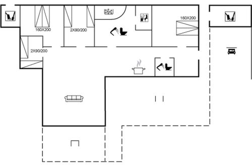 Foto 23 - Casa de 4 quartos em Løkken com terraço e sauna