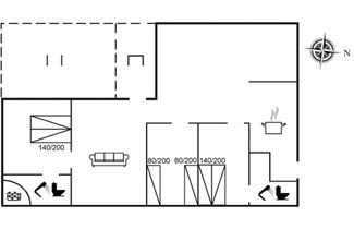 Foto 2 - Casa de 3 quartos em Nordborg com terraço