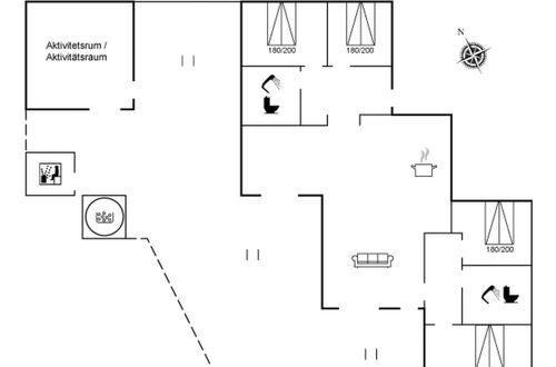 Foto 33 - Casa con 4 camere da letto a Rømø con terrazza e sauna