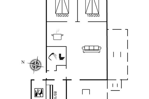 Foto 18 - Casa con 3 camere da letto a Saltum con terrazza e sauna