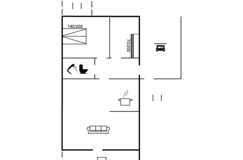 Foto 16 - Casa con 2 camere da letto a Klitmøller con terrazza