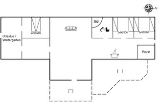 Foto 2 - Casa de 3 quartos em Væggerløse com terraço