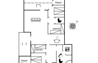 Foto 2 - Casa de 4 quartos em Hvide Sande com terraço e sauna