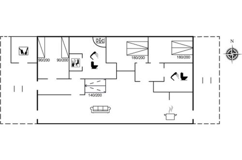 Photo 24 - 3 bedroom House in Blokhus with terrace and sauna