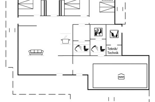 Foto 2 - Casa con 4 camere da letto a Løkken con piscina privata e terrazza