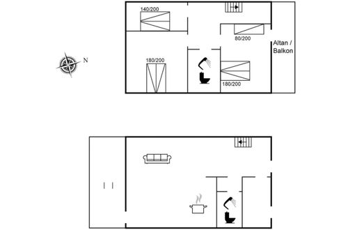 Foto 2 - Apartamento de 3 quartos em Rømø