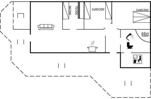 Foto 2 - Casa con 3 camere da letto a Klitmøller con terrazza e sauna