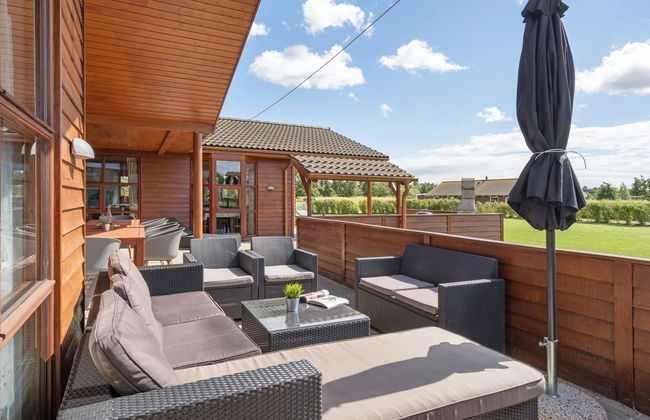 Casa de 4 quartos em Idestrup com piscina privada e terraço - Foto 20