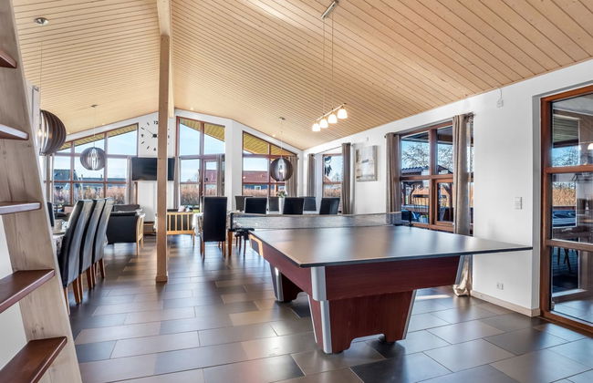 Casa de 4 quartos em Idestrup com piscina privada e terraço - Foto 31