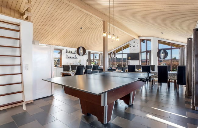 Casa de 4 quartos em Idestrup com piscina privada e terraço - Foto 30