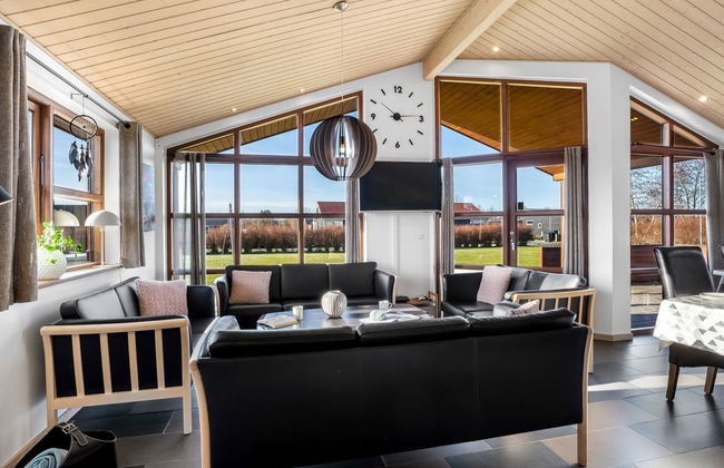 Casa de 4 quartos em Idestrup com piscina privada e terraço - Foto 12