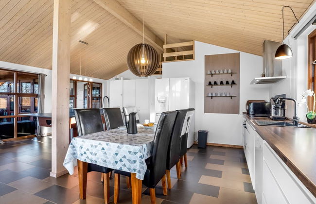Casa de 4 quartos em Idestrup com piscina privada e terraço - Foto 10