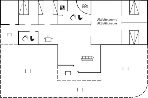 Photo 16 - Maison de 4 chambres à Væggerløse avec terrasse et sauna