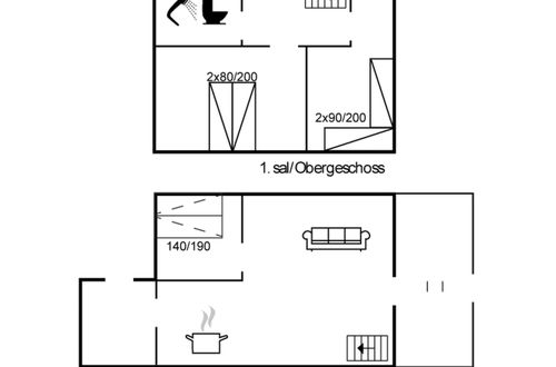 Foto 2 - Apartamento de 3 quartos em Rømø com terraço