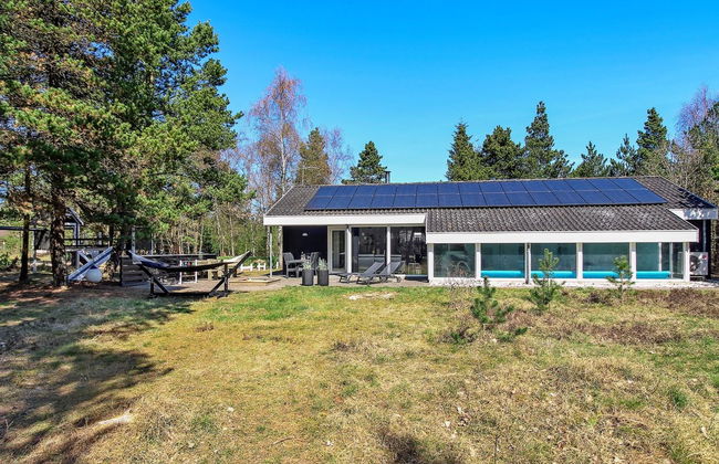 Casa de 4 quartos em Oksbøl com piscina privada e terraço - Foto 12