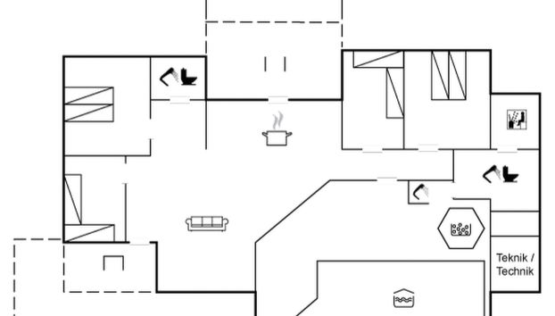 Casa de 4 quartos em Oksbøl com piscina privada e terraço - Foto 2