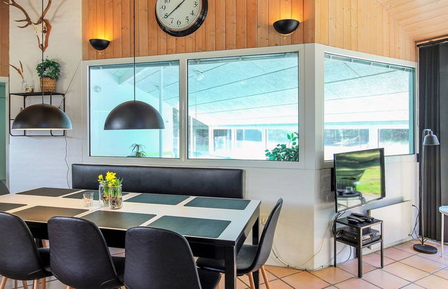 Casa de 4 quartos em Oksbøl com piscina privada e terraço - Foto 33