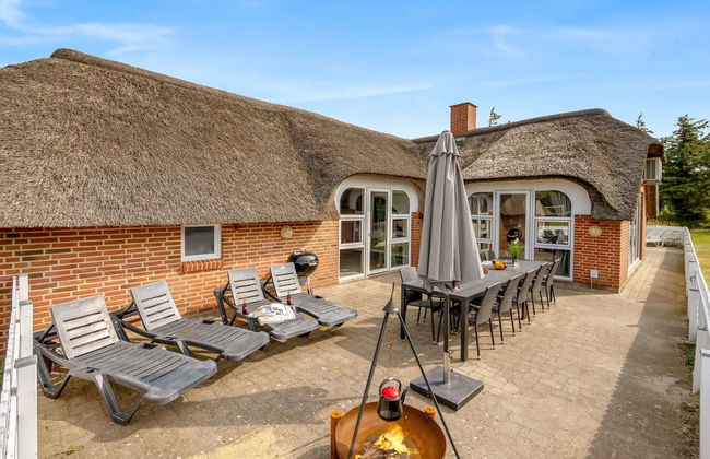 Casa con 5 camere da letto a Ringkøbing con piscina privata e terrazza - Foto 13