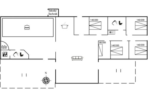 Foto 2 - Casa de 5 quartos em Ringkøbing com piscina privada e terraço