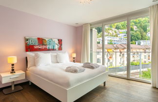 Foto 3 - Apartment mit 2 Schlafzimmern in Montreux mit schwimmbad und blick auf die berge