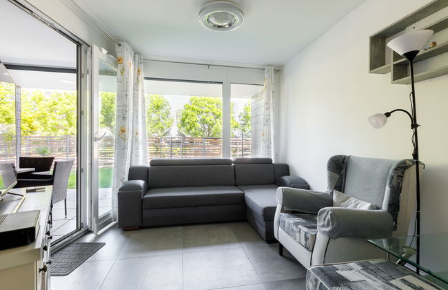Apartamento de 2 quartos em Balatonszemes com piscina e jardim - Foto 3