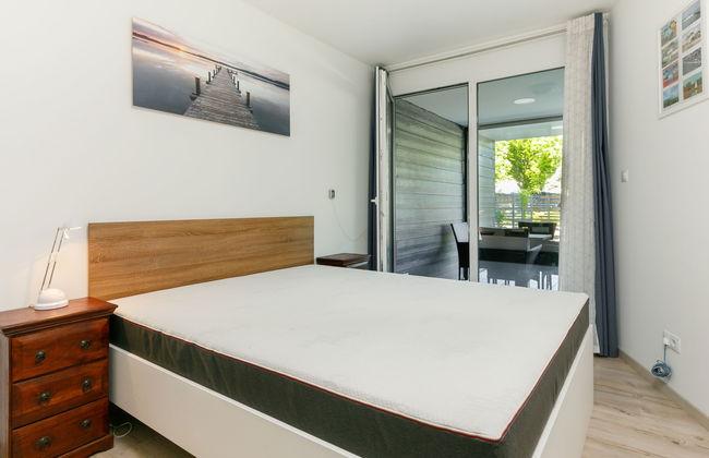 Apartamento de 2 quartos em Balatonszemes com piscina e jardim - Foto 9