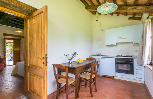 Apartamento de 1 quarto em Sorano com piscina e jardim - Foto 9