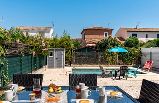 Foto 2 - Casa de 3 quartos em Aigues-Mortes com piscina privada e vistas do mar