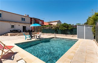 Foto 1 - Casa de 3 quartos em Aigues-Mortes com piscina privada e vistas do mar