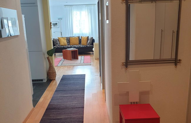 Apartamento de 2 quartos em Engelberg com jardim e sauna - Foto 7