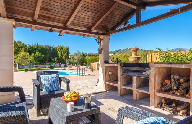 Casa de 4 quartos em Selva com piscina privada e jardim - Foto 32