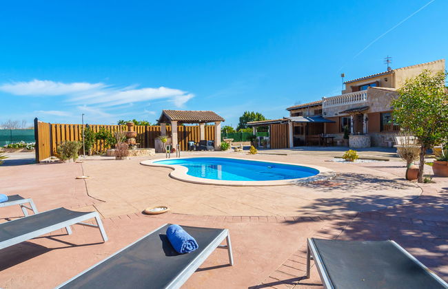 Casa de 4 quartos em Selva com piscina privada e jardim - Foto 25