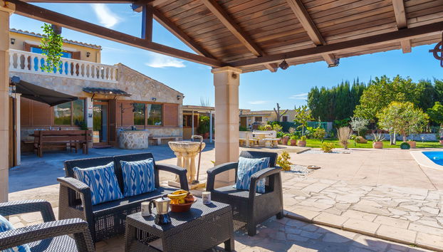 Casa de 4 quartos em Selva com piscina privada e jardim - Foto 3